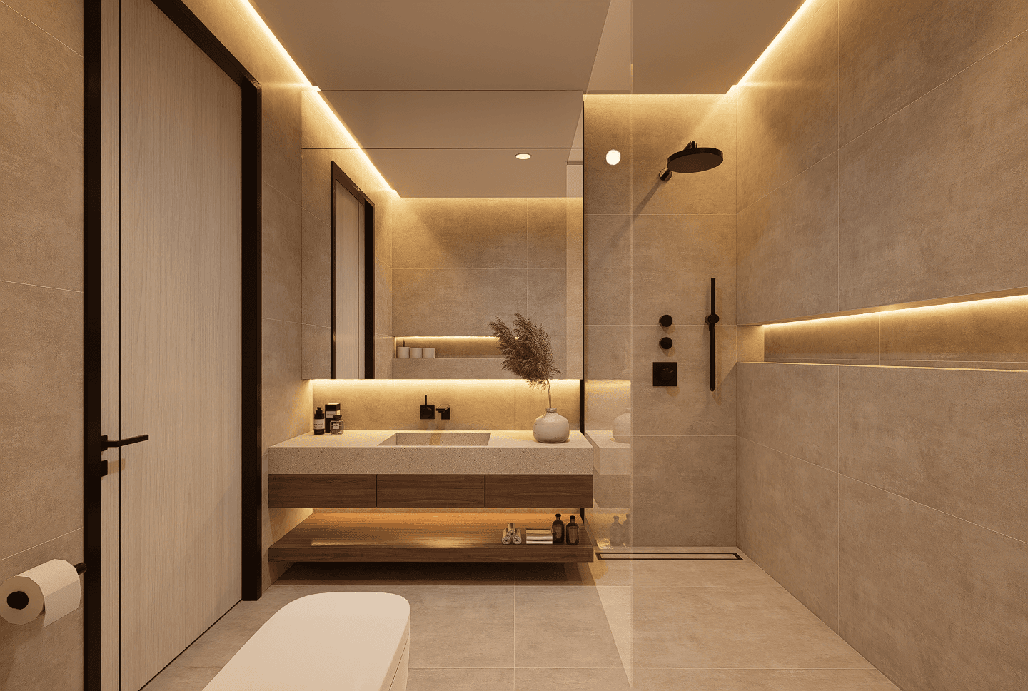 2 Bedroom 3D render